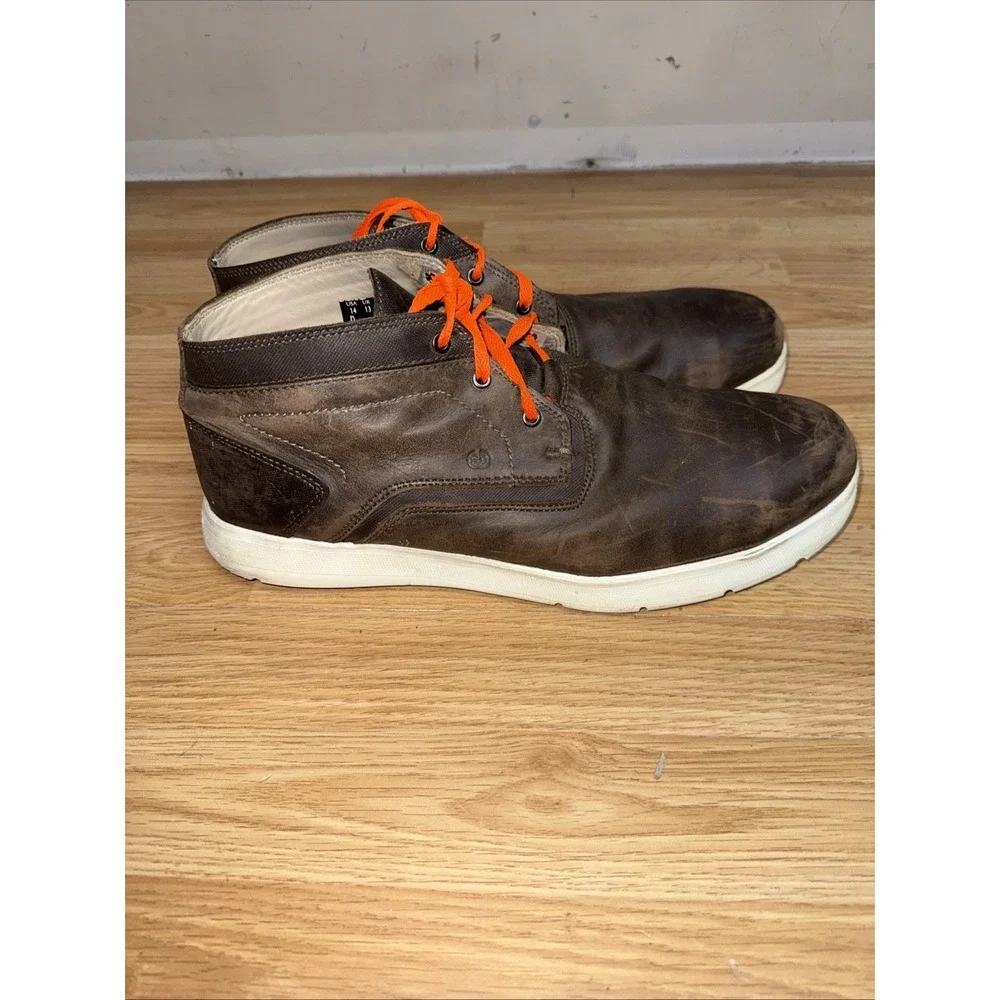 RED WING Cross Lite CHUKKA BOOT BROWN Sneaker Safety Toe Size 14D Slip Resistant